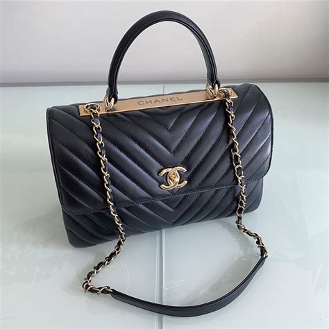 chanel trendy cc bag price|chanel flap with top handle.